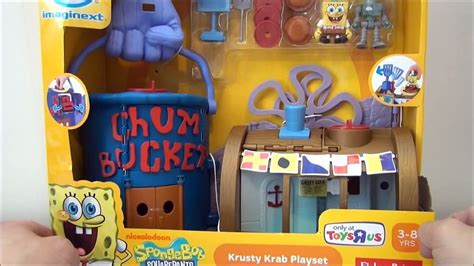 Fisher Price Nickelodeon Imaginext Krusty Krab Playset Spongebob