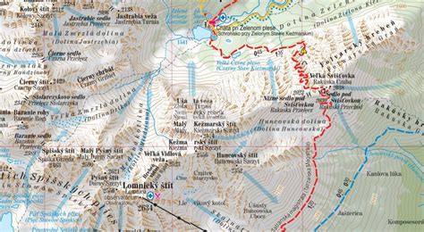 TATRY SŁOWACKIE MAPA LAMINOWANA EXPRESSMAP