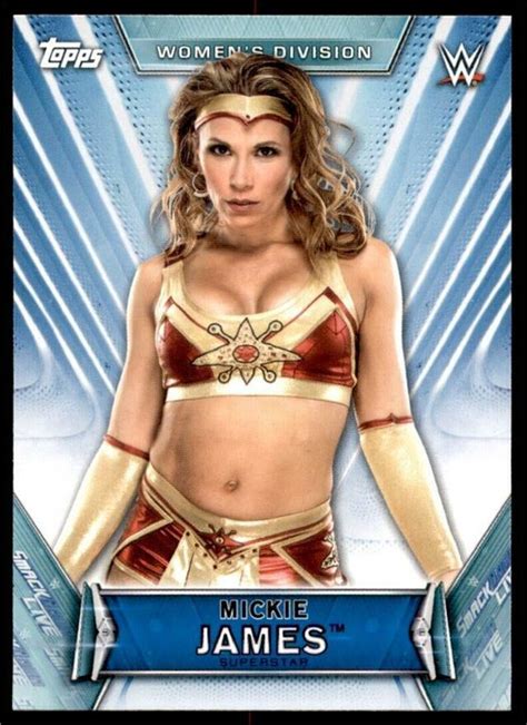 2019 Topps WWE Womens Division Base 8 Mickie James SmackDown EBay