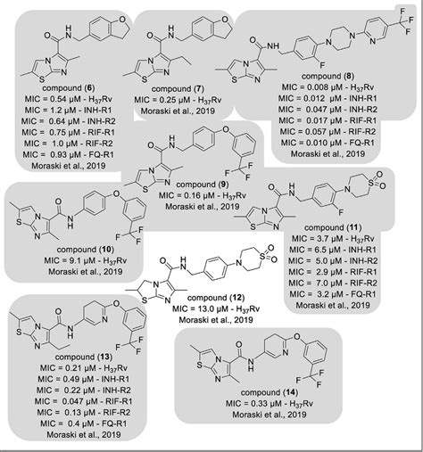 Nine Novel Imidazo B Thiazole Carboxamides Derivatives