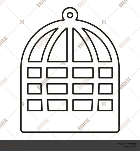 Cage Bird Silhouette Vector And Photo Free Trial Bigstock