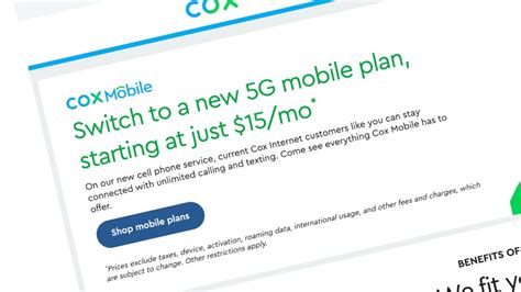 Cox Enters Cellular Market With Plans Starting at $15 Per Month | PCMag
