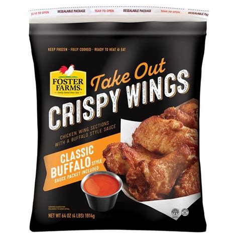 Foster Farms Crispy Wings Take Out Classic Buffalo Style 64 Oz Instacart