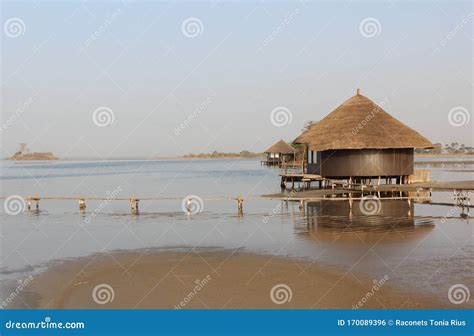 Lovely hotel in Senegal stock photo. Image of baobab - 170089396