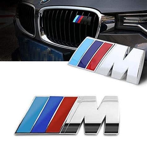 Grill Emblem Frontgrill M Color Logo BMW 1 Serie 3 Serie 5 Serie 6