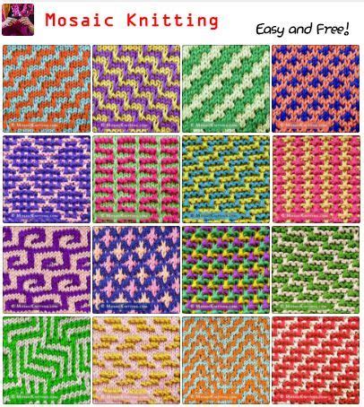 Best Two Color Knitting Patterns Images Knitting Patterns