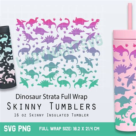 Dinosaur Svg Strata Cups Etsy