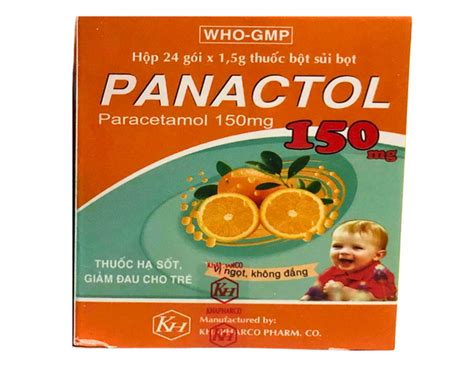 Panactol Paraceramol 150Mg Gói Khapharco H 24 gói SHOPTHUOC