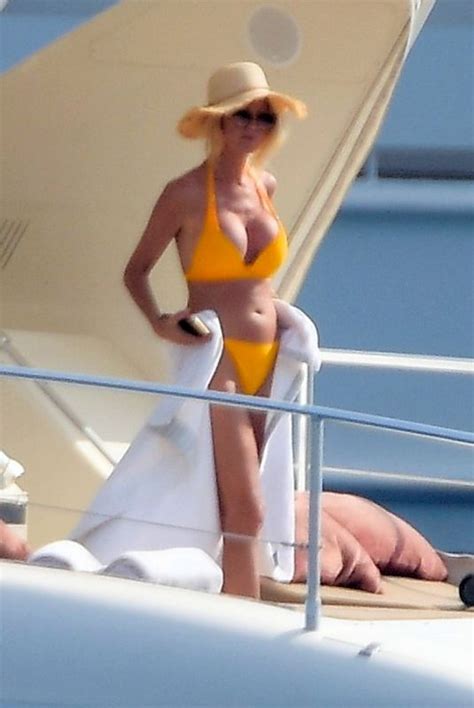 VICTORIA SILVSTEDT In Bikini At A Yacht In Monaco 06 28 2021 HawtCelebs