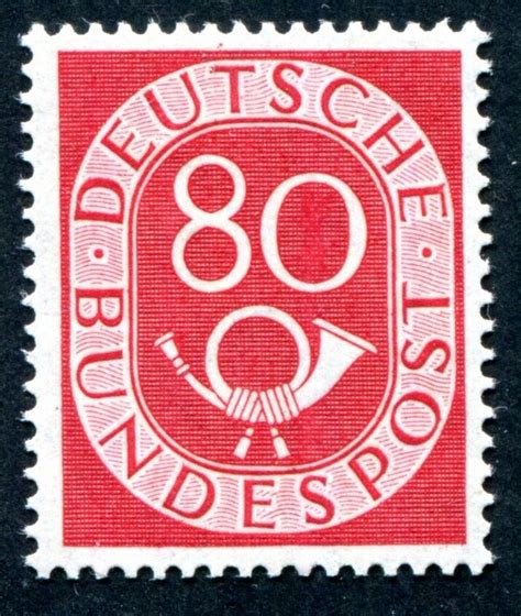 Bund Postfrisch Posthorn Abart Gepr Ft Bpp Z Ebay