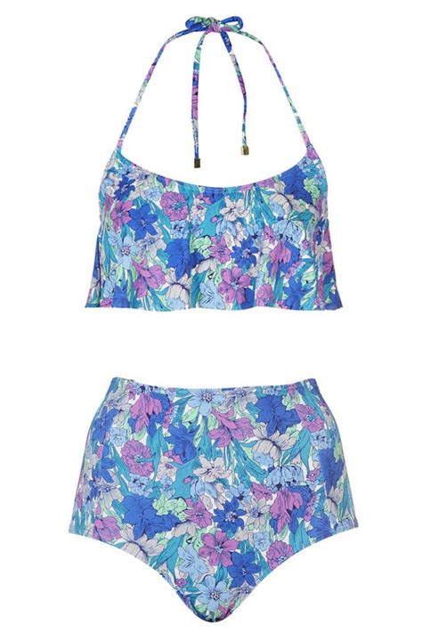 The Coolest High Waisted Bikinis For Your Next Beach Getaway Floral