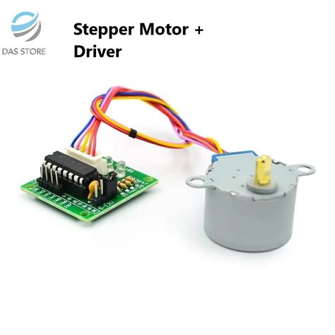 Jual Motor Stepper 28byj 48 5v 4 Phase And Driver Board Uln2003 Shopee