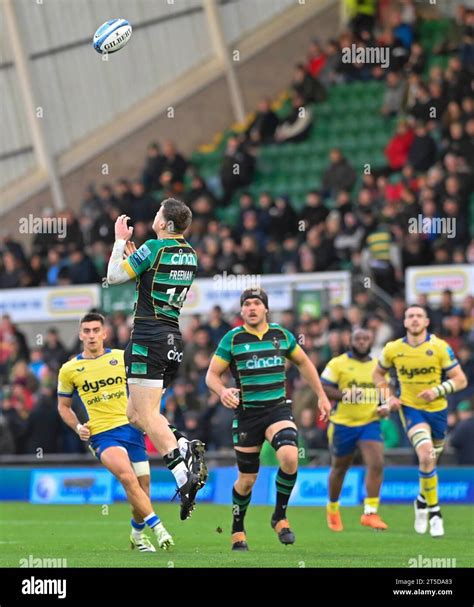 Northampton ENGLAND - Nov 4 2023 : Tommy Freeman of Northampton Saints ...