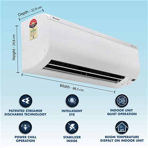 Daikin Ftkm U Ton Star Inverter Split Ac Tunmarg Aircon