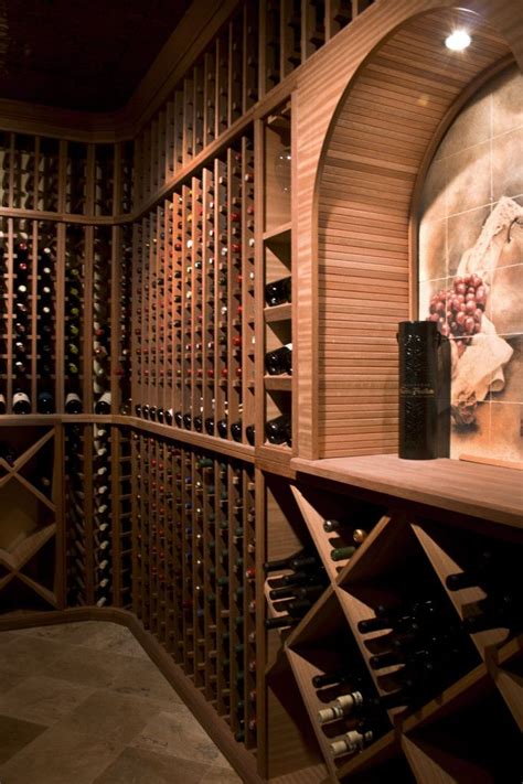 A Wine Cellar Filled With Lots Of Bottles