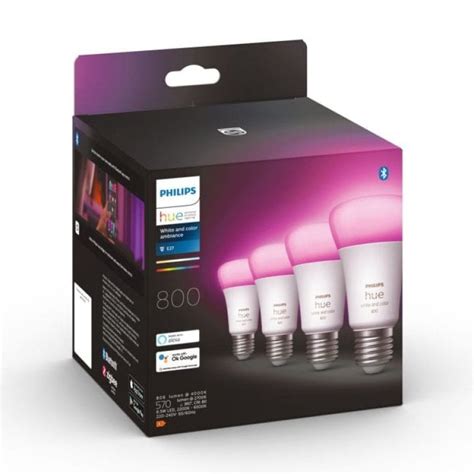 Philips Hue White And Color Ambiance Pack Ampoules Led Connect Es E