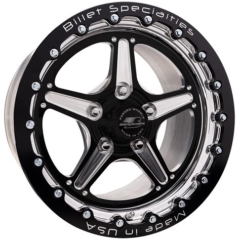 Billet Specialties Brsb2351fr1275 Billet Specialties Street Lite Black Single Beadlock Wheels