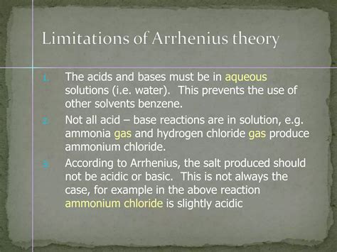 Acid And Base Theories Ppt