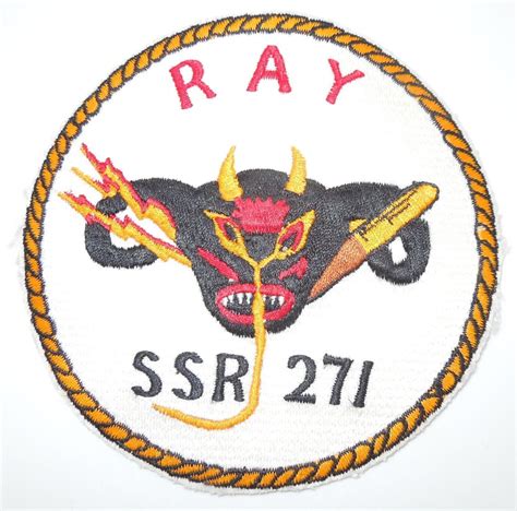 Original Us Navy Vietnam War Uss Ray Ssr 271 Patch H62 4632454505