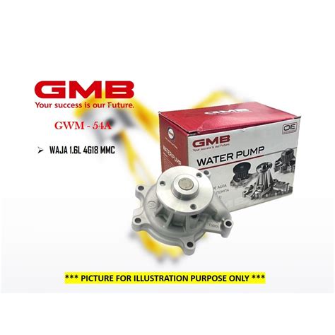 Gmb Proton Waja L Mmc G Water Pump Gwm A Shopee Malaysia