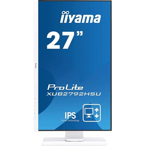 Iiyama Prolite 27” Ips Ps Panel Technology Monitor Xub2792hsu W1 D