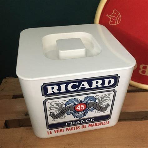 Bac Gla Ons Publicitaire Ricard Vendu Tybroc