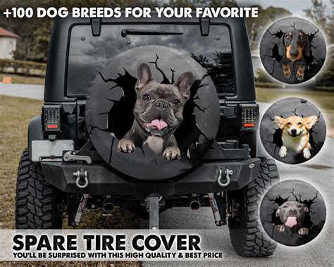 Mignon Pet Spare Tire Covers Pets Covers Pour Voiture Etsy