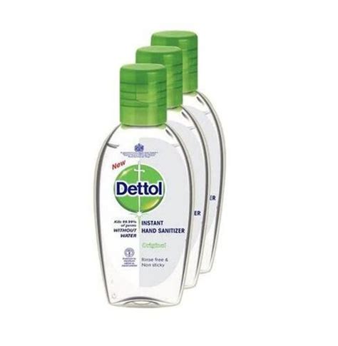 Dettol Original Instant Hand Sanitizer Kills 999 Of Germs Pack Size