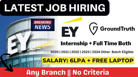 EY Off Campus Recruitment 2023 EY AI ML Internship Tech Program Mind