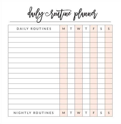 Daily Planner Templates | 21+ Free Printable Word, Excel & PDF Formats, Samples, Examples, Forms