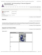 Lab Part Pdf Chem Lb W Ane Avetisyan Exp Unknowns