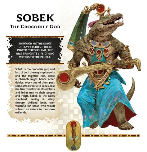 Ankh Sobek B Ancient Egyptian Gods Egyptian Mythology Gods Of Egypt