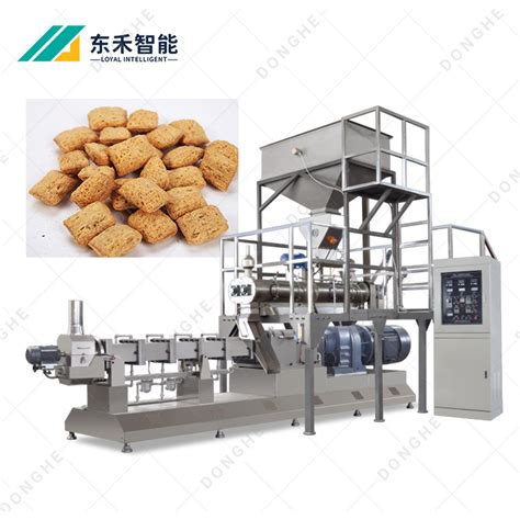 Stainless Steel Twin Screw Core Filling Making Machine Puffed Corn