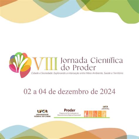 Viii Jornada Cient Fica Do Proder Programa De P S Gradua O Em