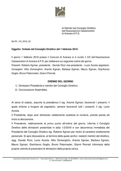 Direttivo Per L Elezione Del Nuovo Presidente Castanicoltori Averara