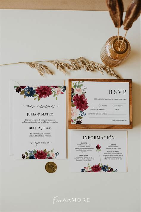 Invitaciones De Boda En Espanol Texto