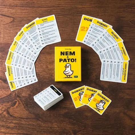 Jogo Nem A Pato - Jogo De Cartas Nem A Pato Completo Grok Board Game 10jogador | MercadoLivre