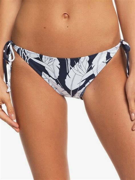 Roxy Bikini Slip με Κορδονάκια Navy Μπλε ERJX403875 BSP6 Skroutz gr