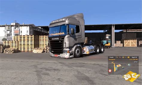 Caminh O Scania Highline R Suspens O Ar Para V X Ets Mod