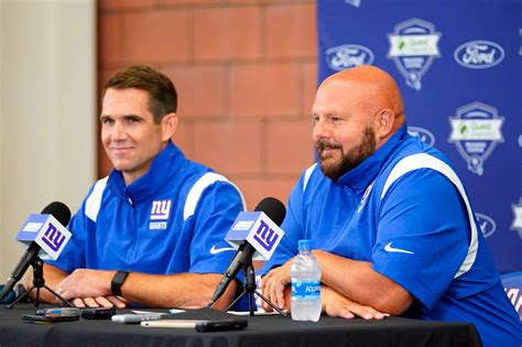 Joe Schoen Brian Daboll Present United Front As Giants Open Training