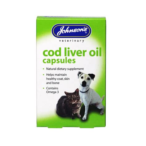 S020 Cod Liver Oil Capsules – pack of 6 – Johnsons Veterinary Products