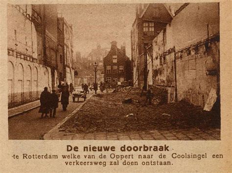 Rotterdam Doorbraak Oppert 1925 2 Janwillemsen Flickr