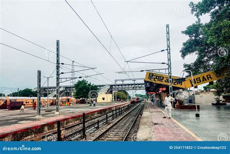 Hisar Junction Railway Station Haryana India Editorial Photography