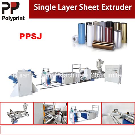 High Speed PP HIPS PE Plastic Single Layer Sheet Extrusion Line Sheet