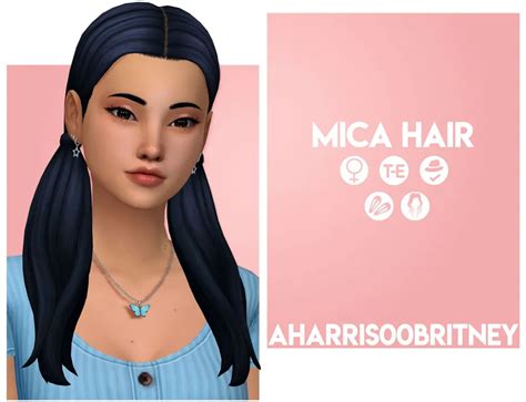 Mica Hair Adults Mysims Mods