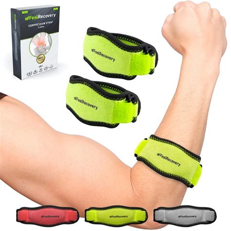 🥇 Tennis Elbow Brace Support Feel Recovery®