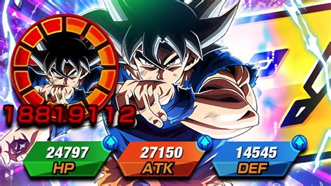 100 RAINBOW STAR MAX EZA LR UI GOKU IS THE BEST UNIT IN ALL OF DOKKAN