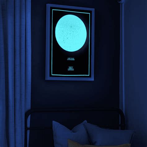 Night Sky Glow In The Dark Print