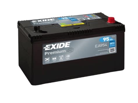 Batería de coche Tudor 95Ah EA954 Exide Baterias web