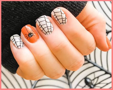 Cute Easy Halloween Nail Designs Step By Step